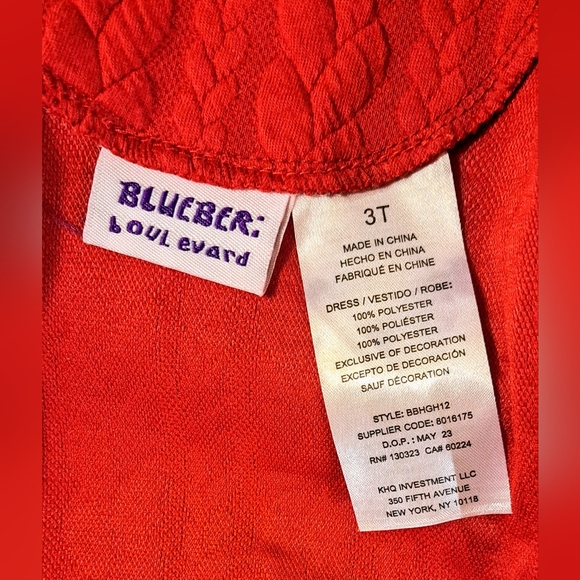 ❤️ LIKE NEW*BLUEBERI BOULEVARD TODDLER 2PIECE JACKET/ SLEEVELESS DRESS❤️ SIZE 3T - Picture 14 of 16